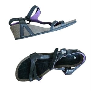 Teva Women's Black Leather Cabrillo Crossover Wedge Sandal 1002370 Shoes Size 8